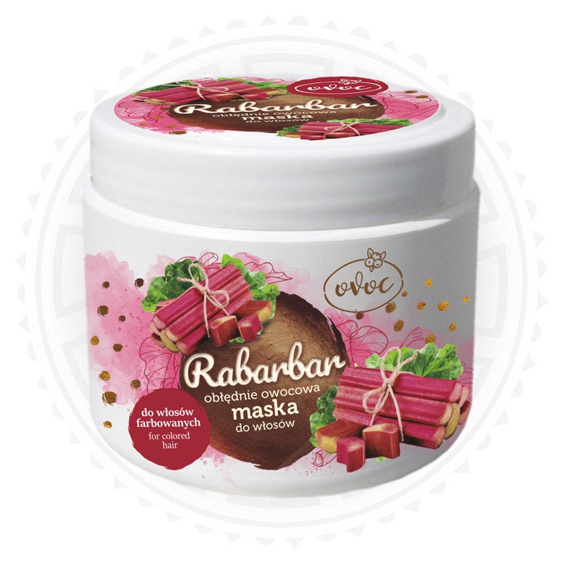 Mask for coloured hair - RHUBARB